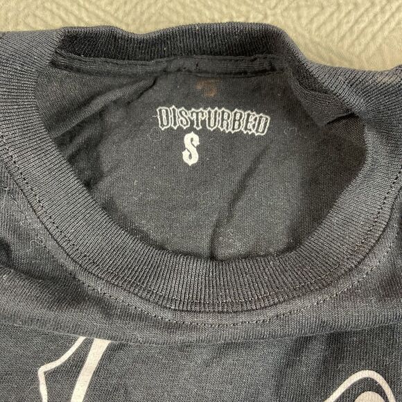 DISTURBED Spell Out BAND CONCERT MUSIC T-SHIRT SMALL - Picture 3 of 4
